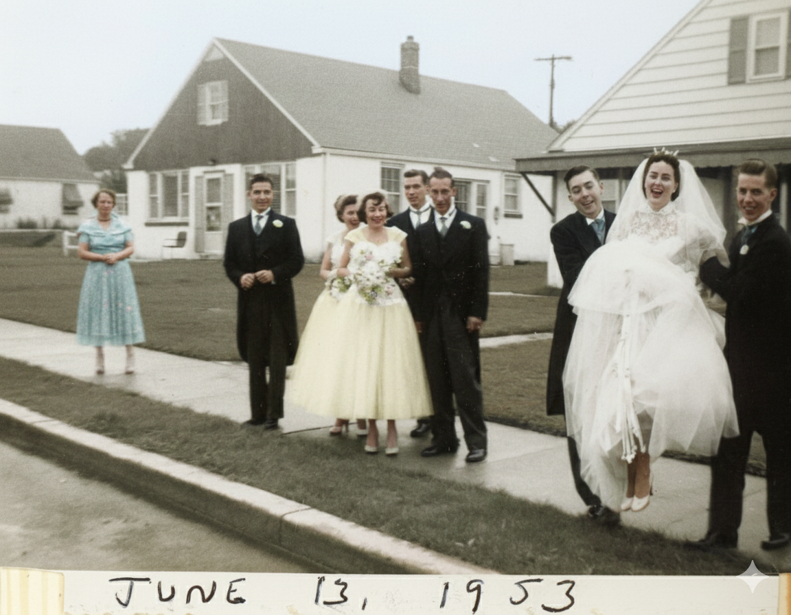 Mom-Dad Wedding 1953 (33)